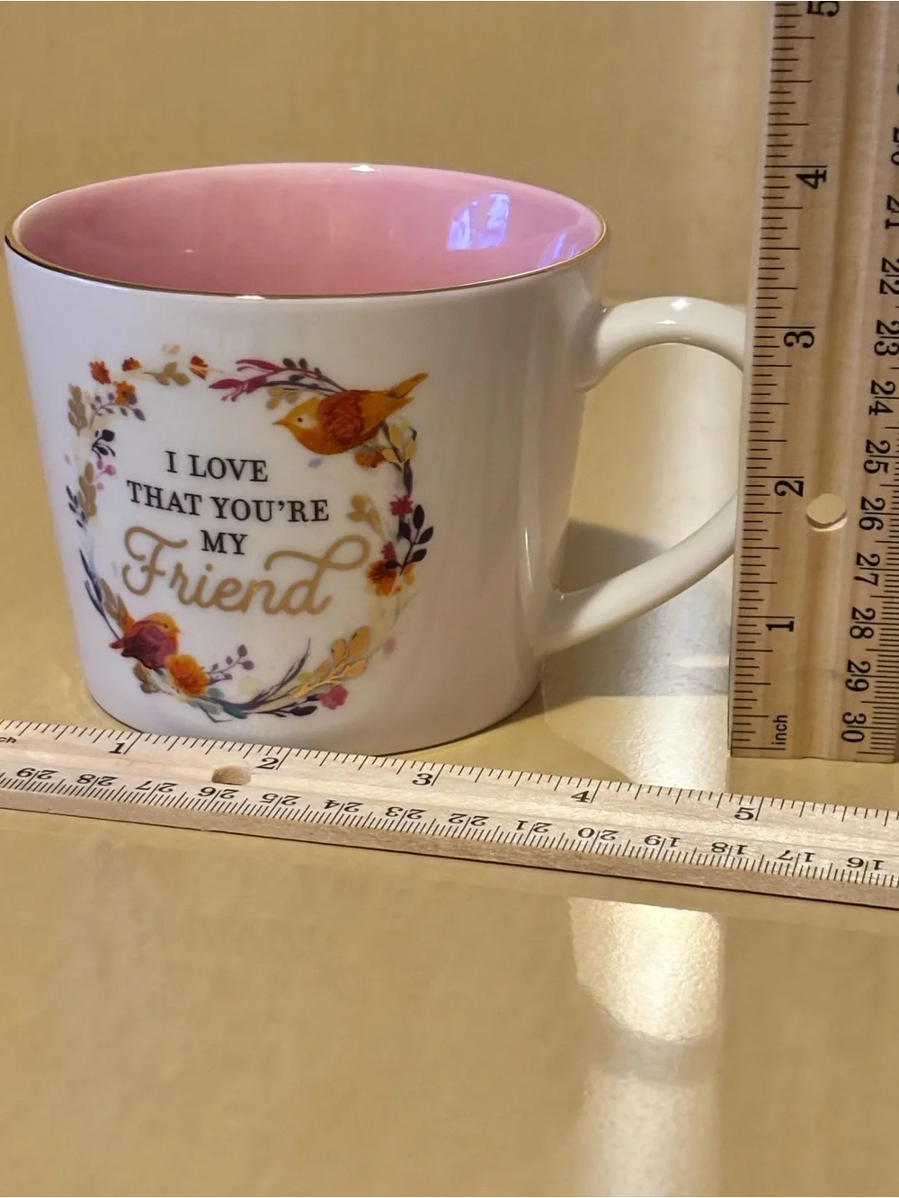 “I LOVE THAT YOU’RE MY FRIEND” Ceramic Mug with Box